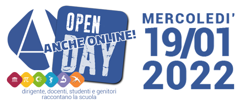 VIENI AL NOSTRO OPEN DAY... ONLINE!